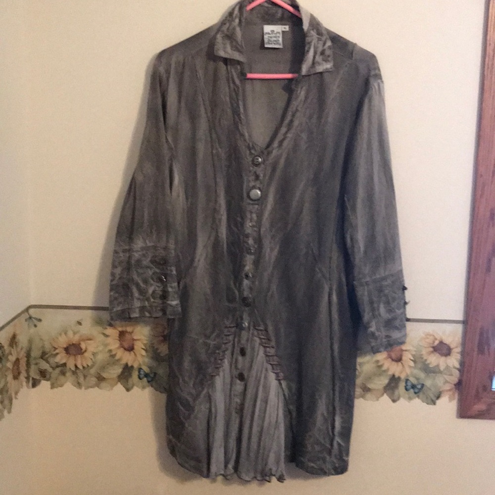 Long Button Down Top - image 1